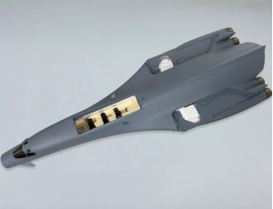 Xfly-Model B-1B Lancer Twin 70mm EDF Jet Front Fuselage Part 